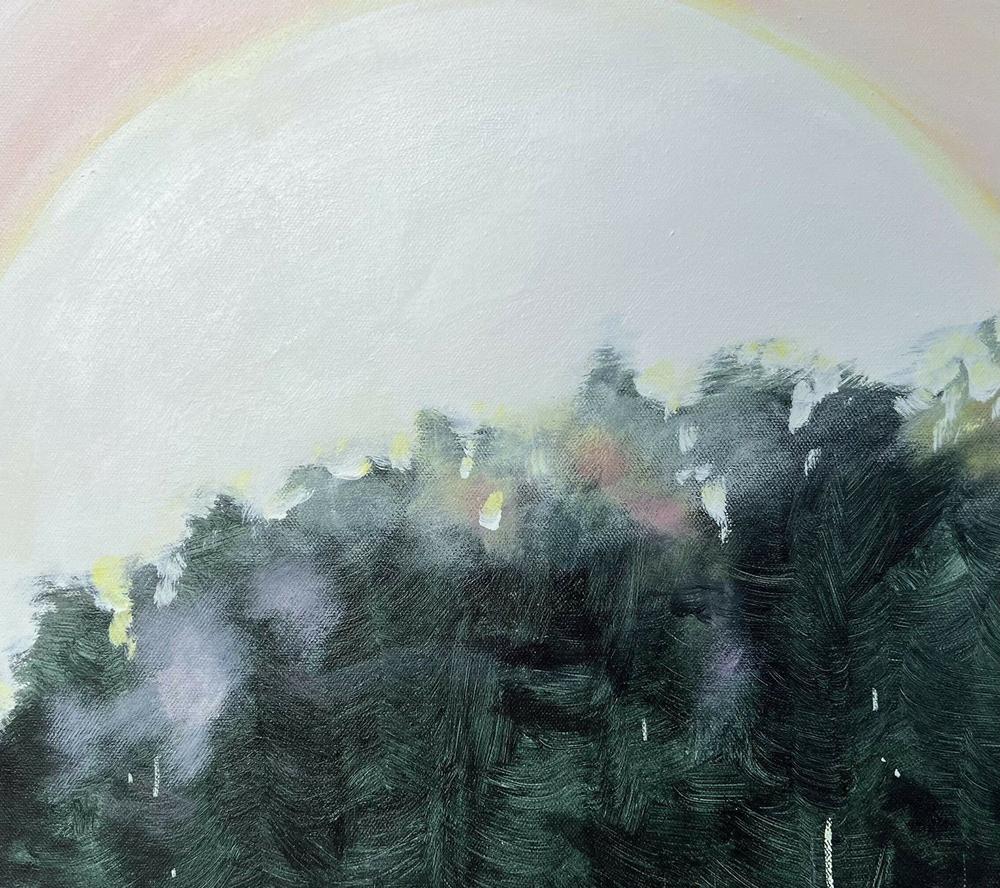 Autumn Frost meets First Light. Original hand-painted artwork by Meredith Howse.-by-Meredith Howse-original art-Gioia