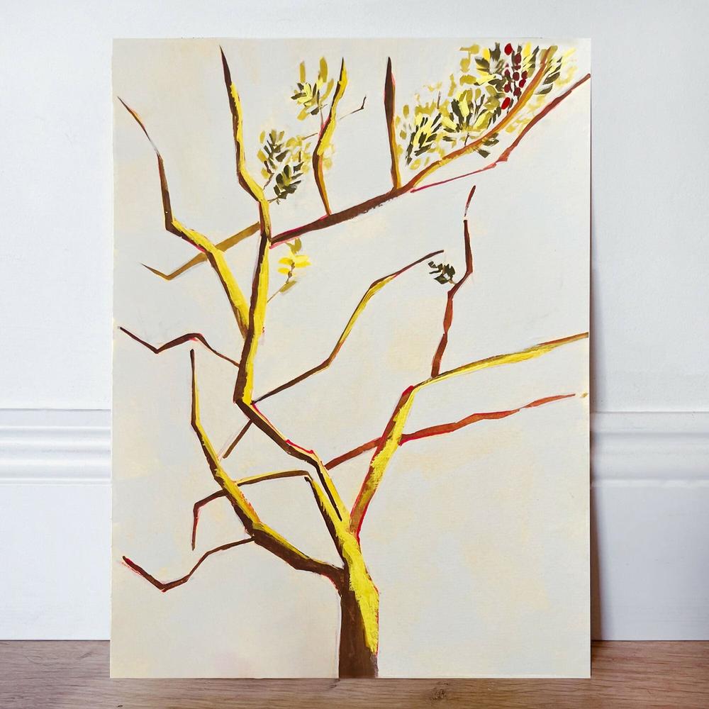 Autumn Light, Original Hand-Painted Canvas By Lucrecia Caporale-by-Lucrecia Caporale-original art-Gioia