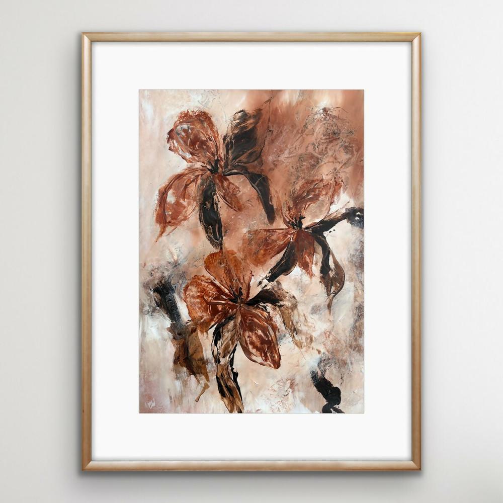Autumn Petals-by-Carrie Welsh-original art-Gioia