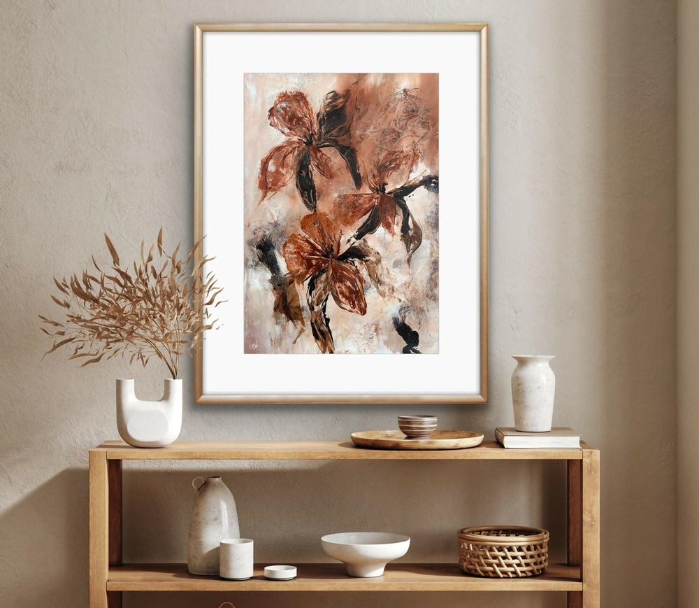 Autumn Petals-by-Carrie Welsh-original art-Gioia