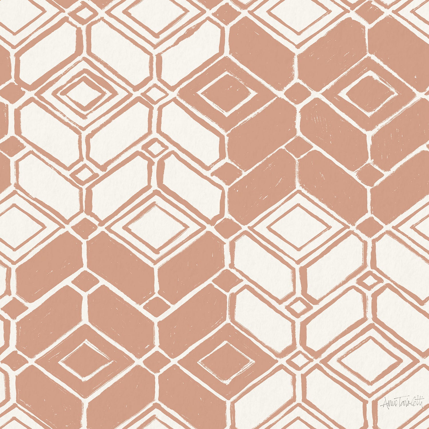 Autumn Tones Peach, Wallpaper | eco-friendly self adhesive removable