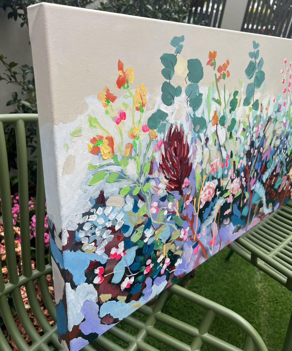 Beautiful Vintage. Original hand-painted artwork by Meredith Howse.-by-Meredith Howse-original art-Gioia