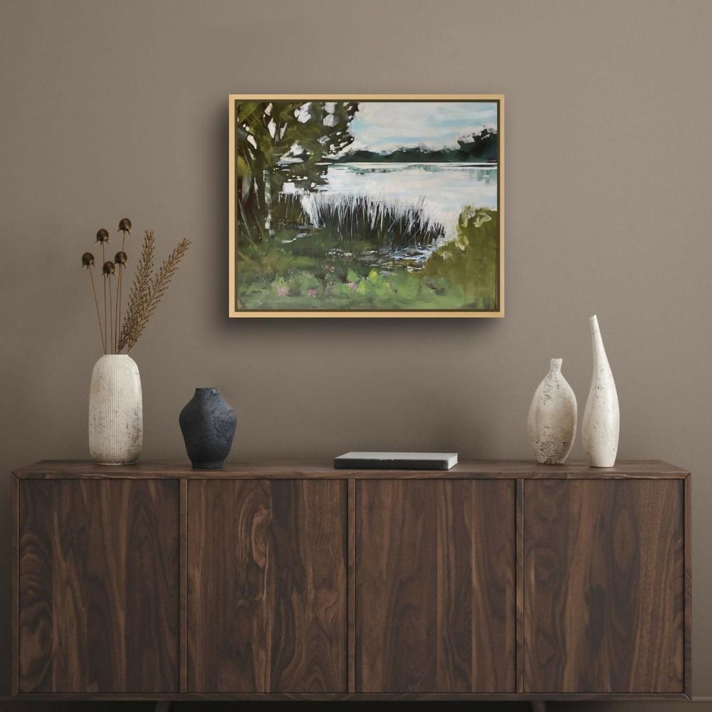 Bibra Lake View-by-Claire Skeet-original art-Gioia