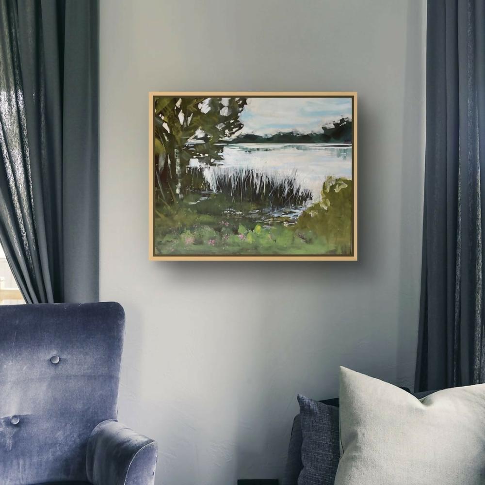 Bibra Lake View-by-Claire Skeet-original art-Gioia