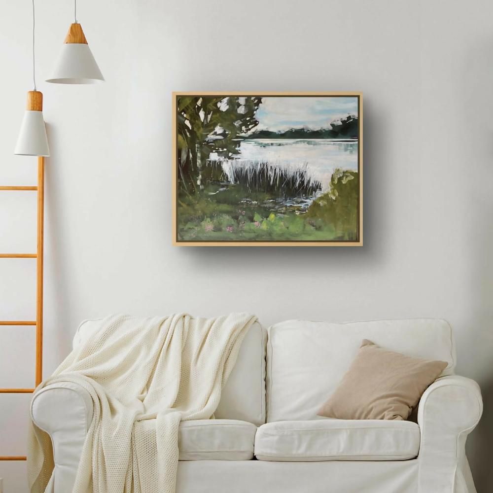 Bibra Lake View-by-Claire Skeet-original art-Gioia
