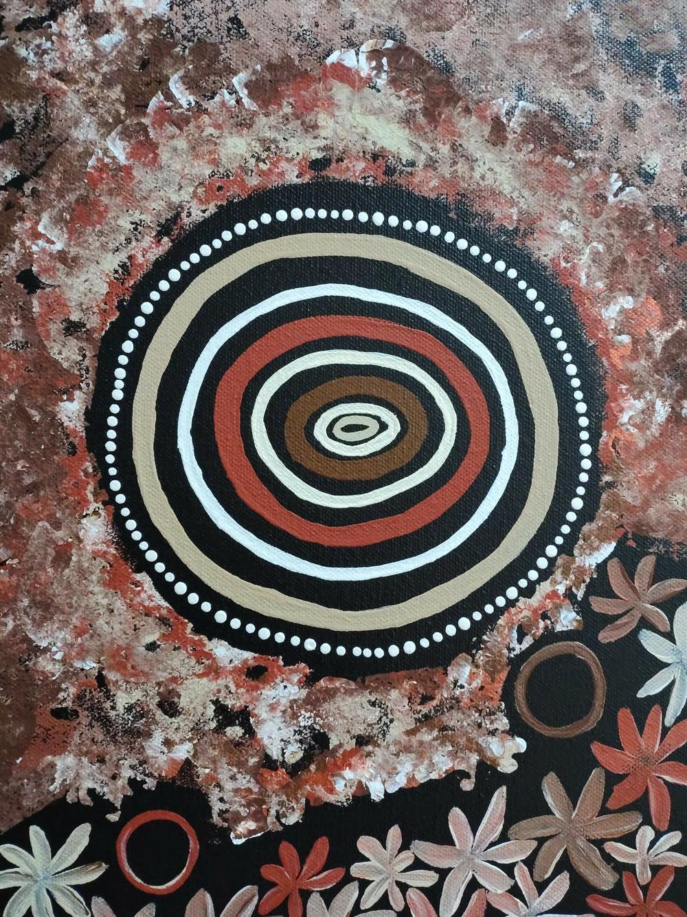 Big snake on long travels over our beautiful land , Original Artwork-by-Emma Rigney-original art-Gioia