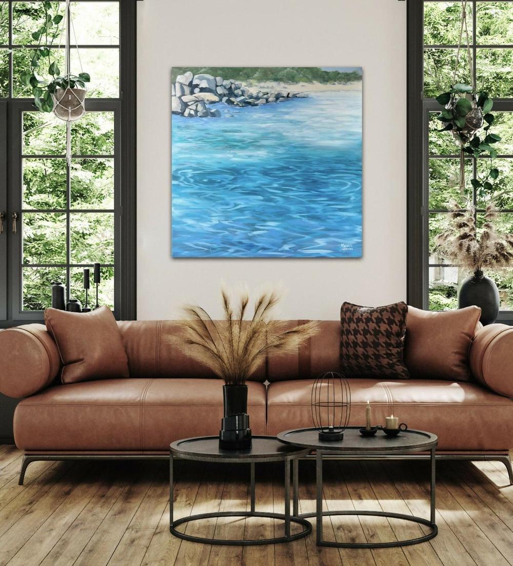 Binalong Bay. Original hand-painted artwork by Meredith Howse.-by-Meredith Howse-original art-Gioia