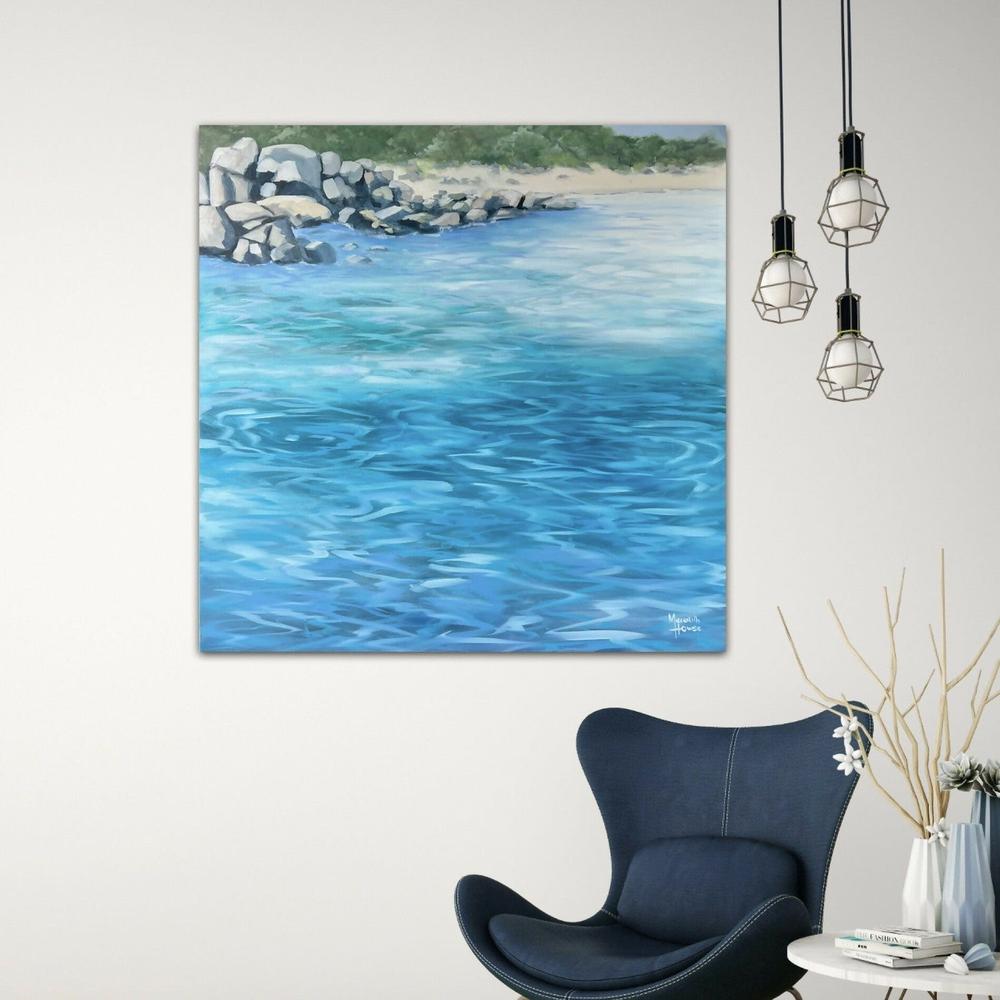 Binalong Bay. Original hand-painted artwork by Meredith Howse.-by-Meredith Howse-original art-Gioia