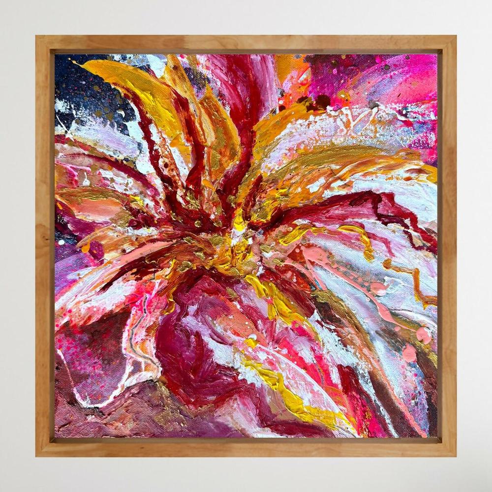 Blaze 2, Original Hand-Painted Canvas By Teagan Watts-by-Teagan Watts-original art-Gioia