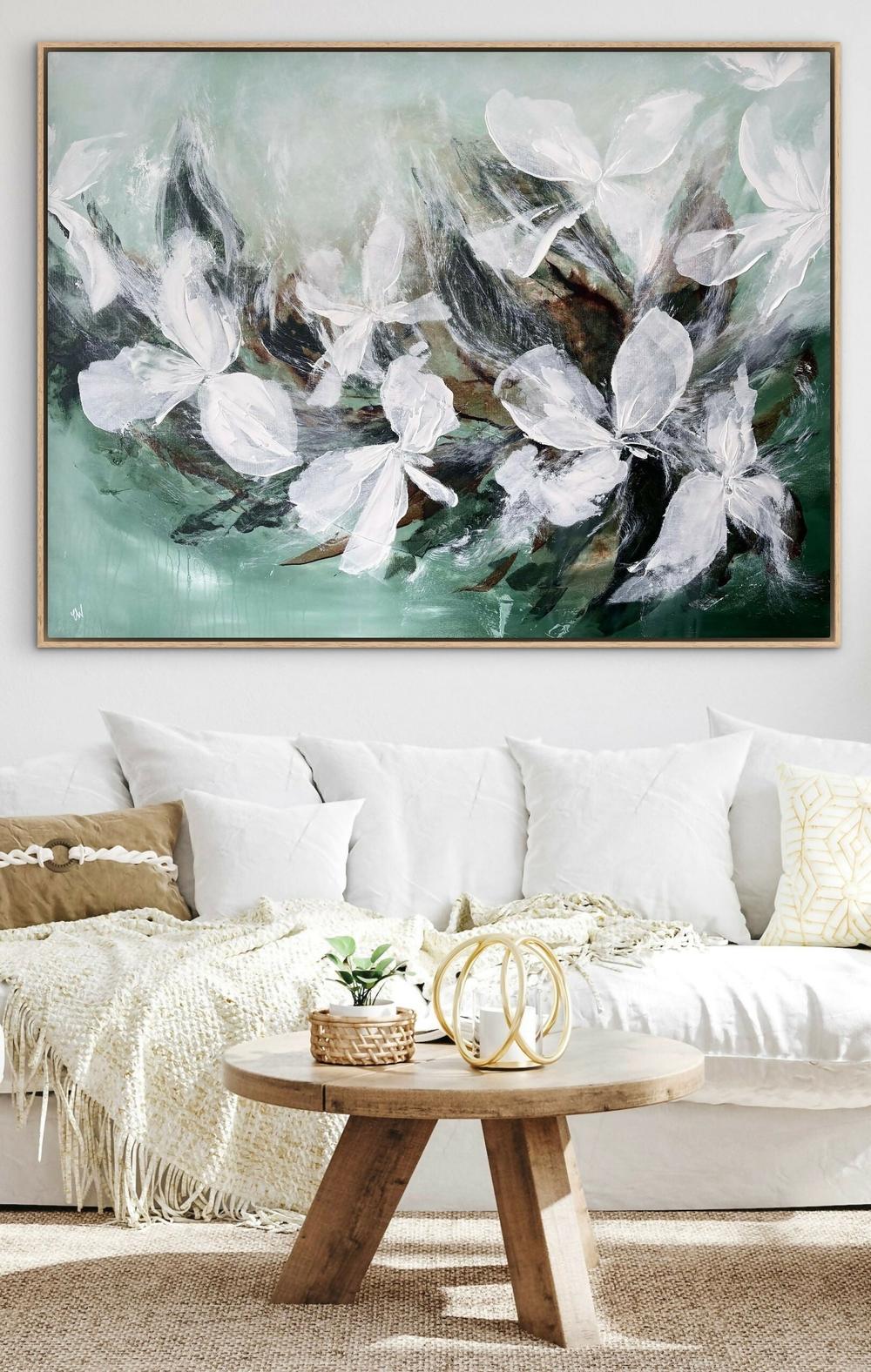 Bloom In Stillness-by-Carrie Welsh-original art-Gioia