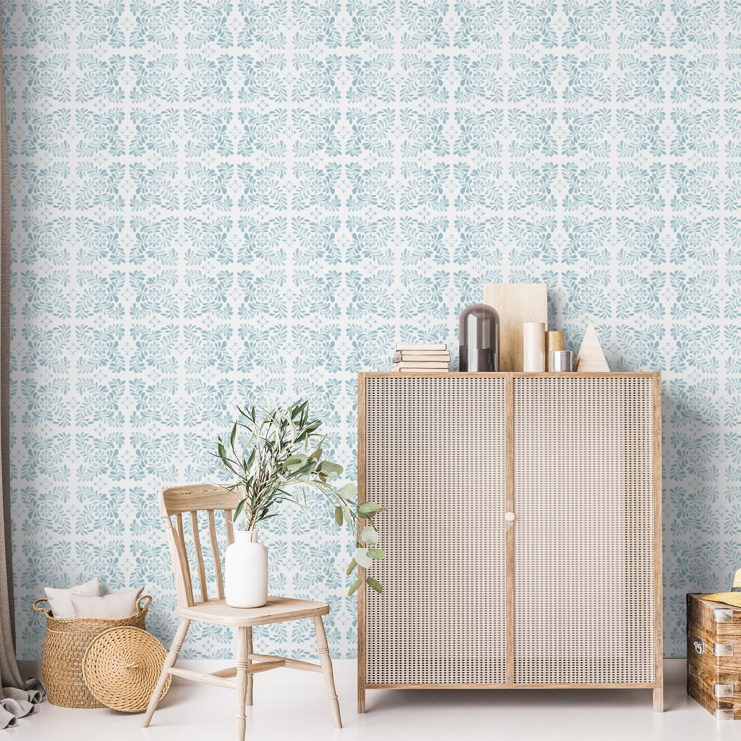 Blooming Orchard Pattern Style G, Wallpaper