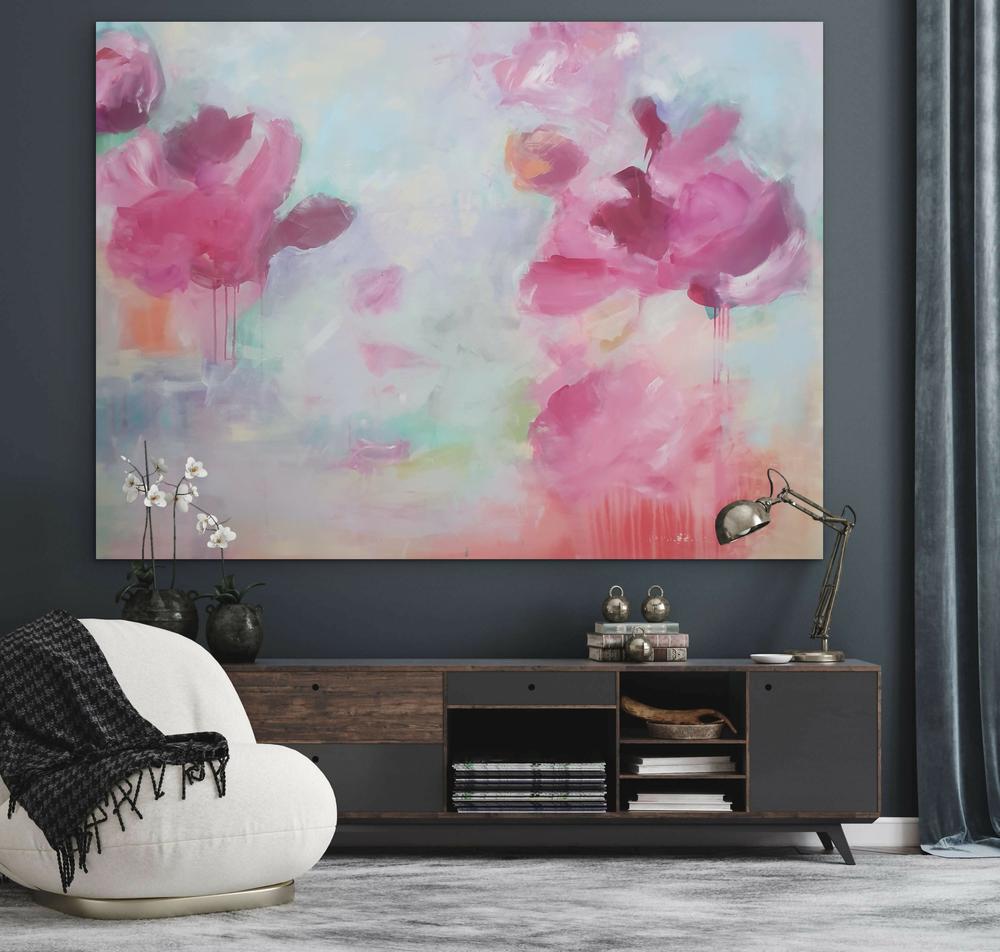 Blooming-by-Fiona Hill-original art-Gioia