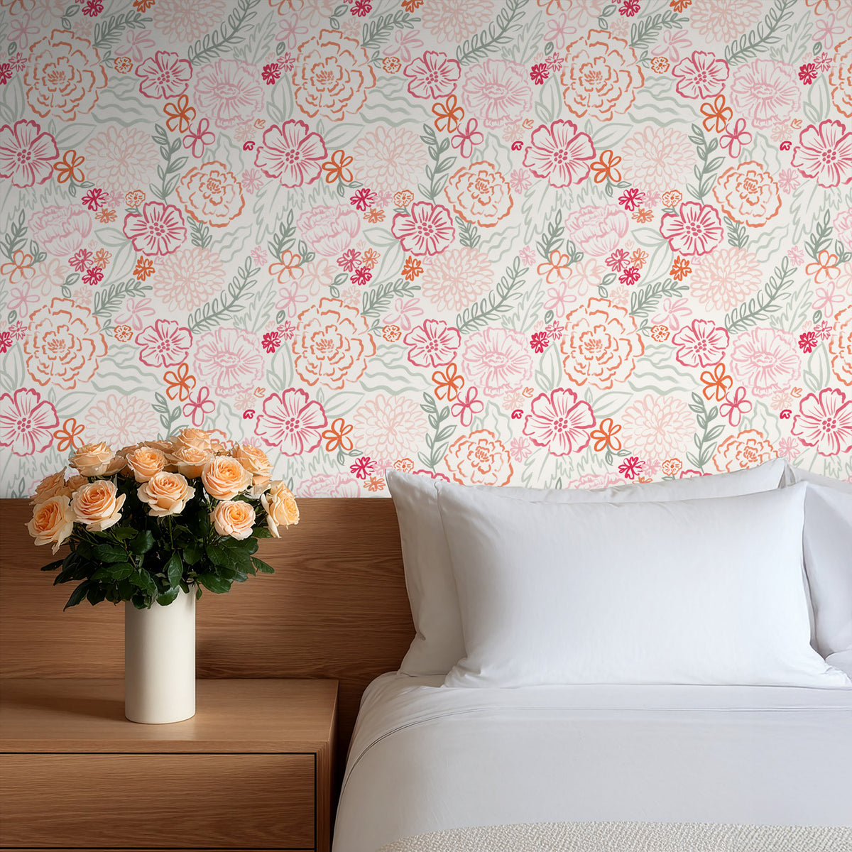 Blooming Hearts Pattern VA