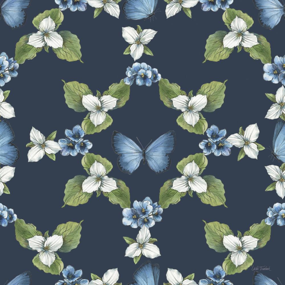 Blue Botanica Pattern VC-wallpaper-eco-friendly-easy-removal-Leslie Trimbach-1
