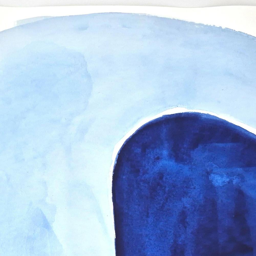 Blue Cove , Original Artwork-by-Danushka Abeygoda-original art-Gioia