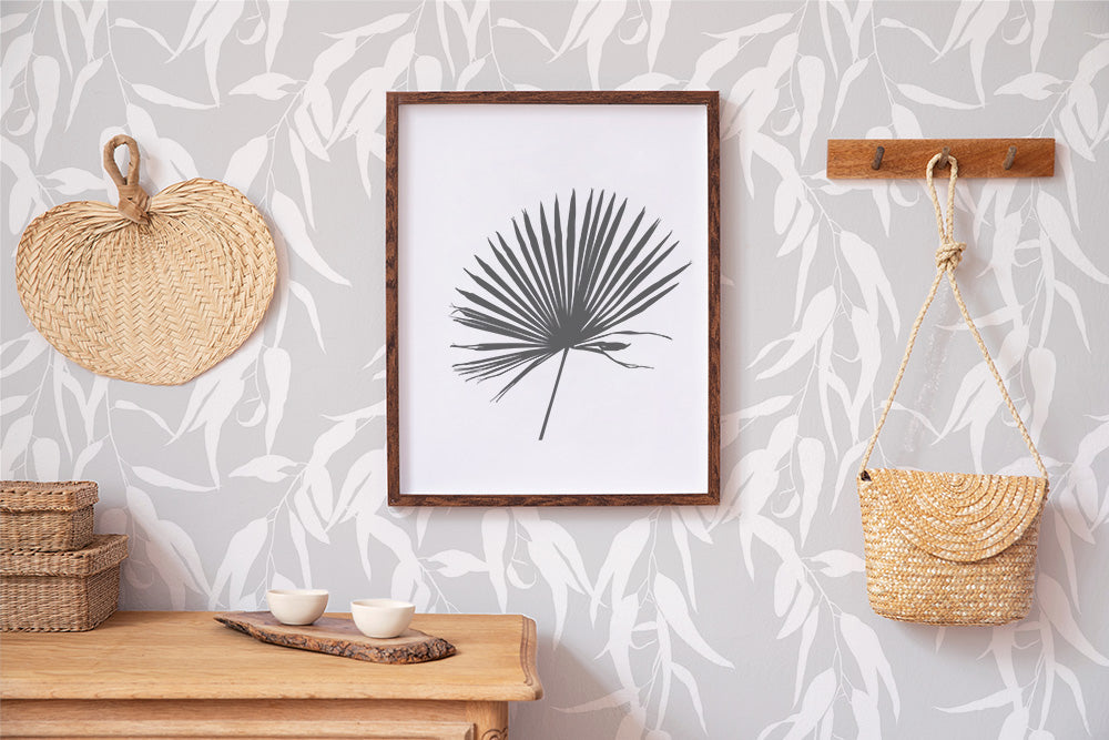 Blue Gum Leaves, Style C Wallpaper