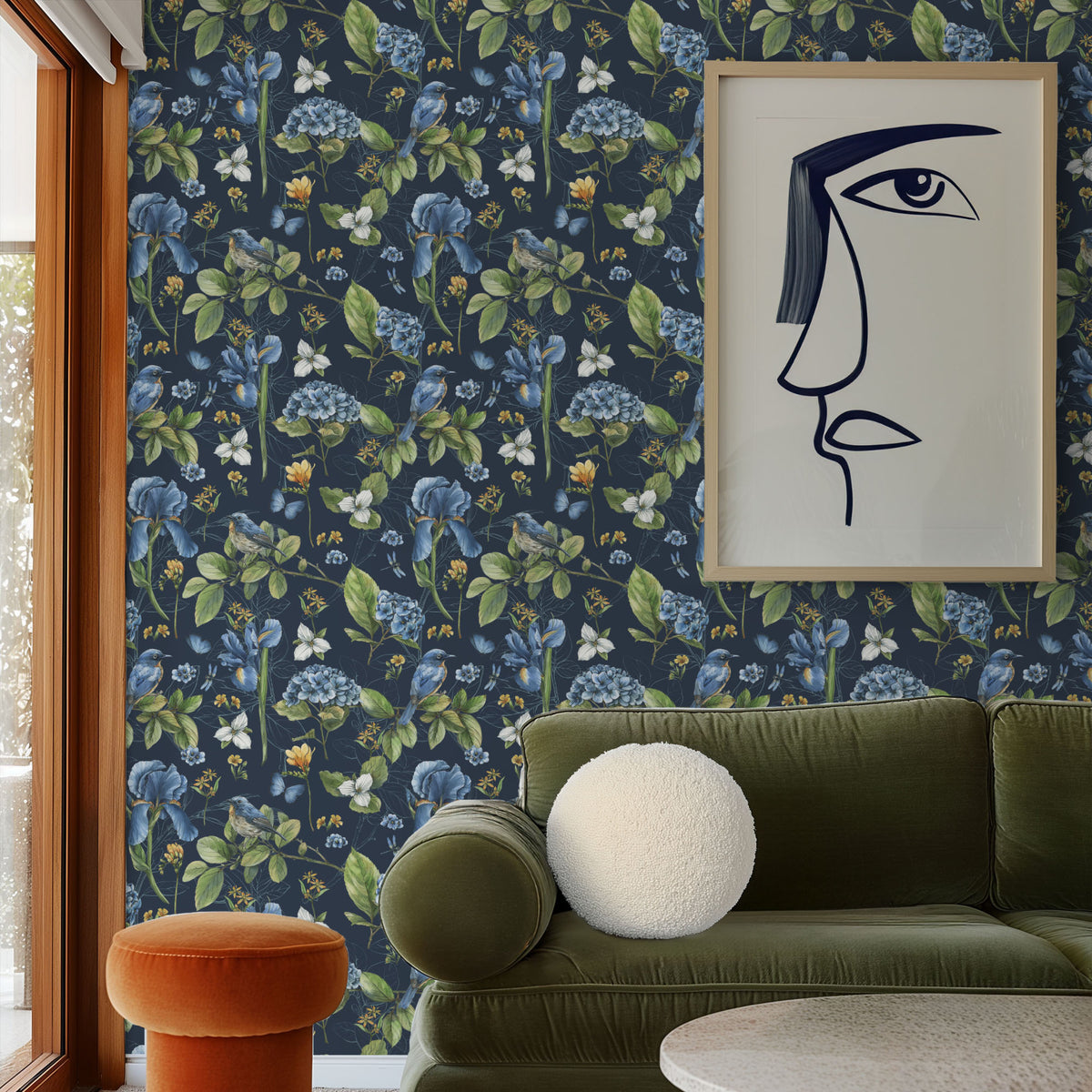 Blue Botanica Pattern IC