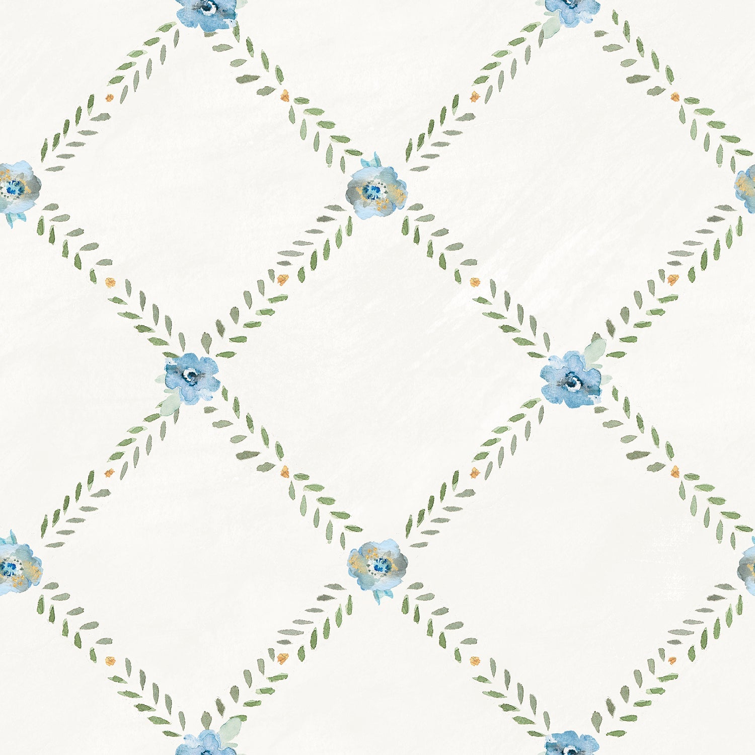 Blues of Summer Pattern Style E, Wallpaper