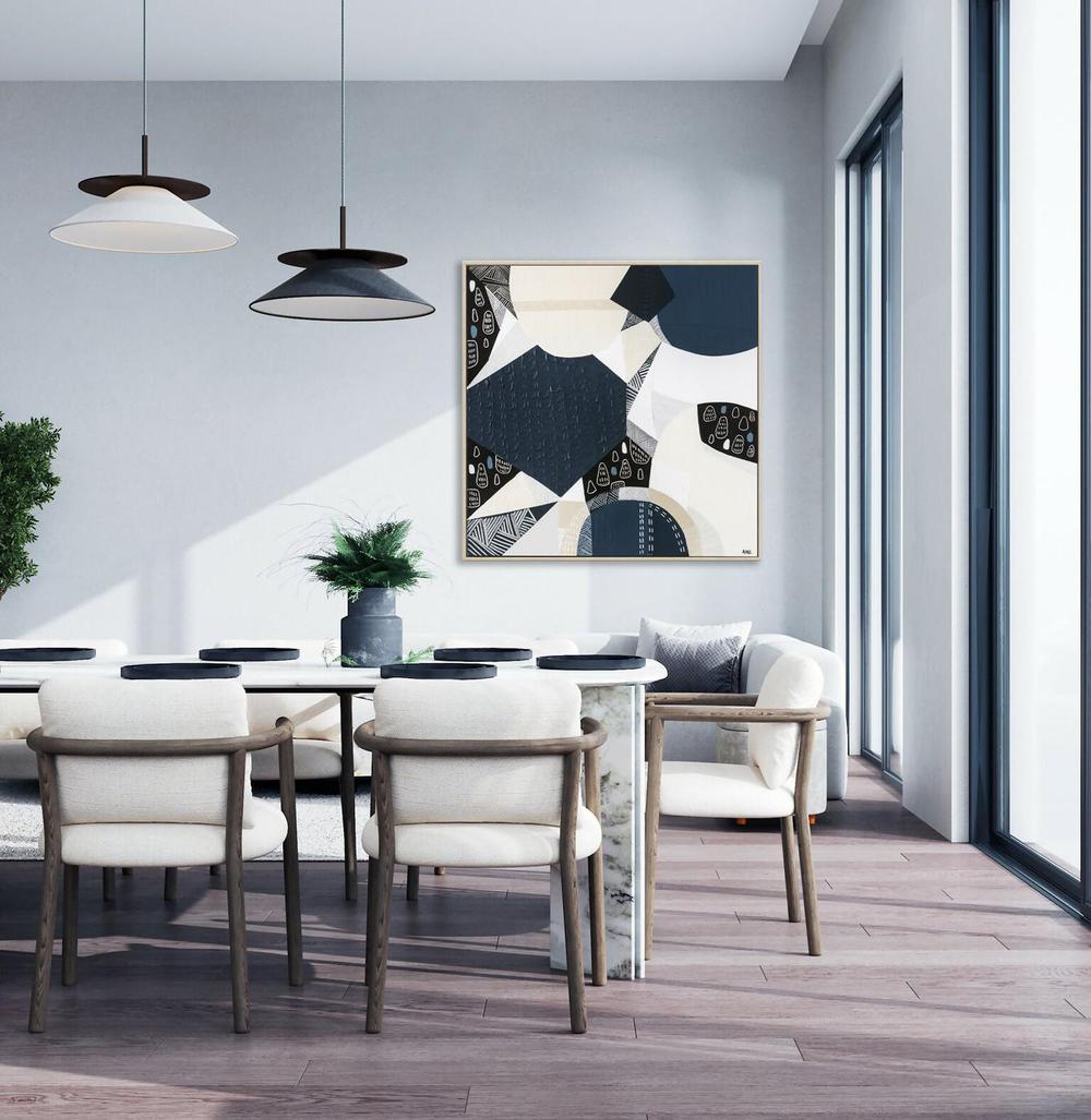 Bluestone Heritage 1, Original Hand-Painted Canvas By Ani Ipradjian-by-Ani Ipradjian-original art-Gioia