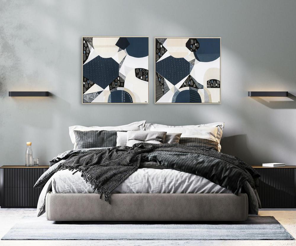 Bluestone Heritage 1, Original Hand-Painted Canvas By Ani Ipradjian-by-Ani Ipradjian-original art-Gioia