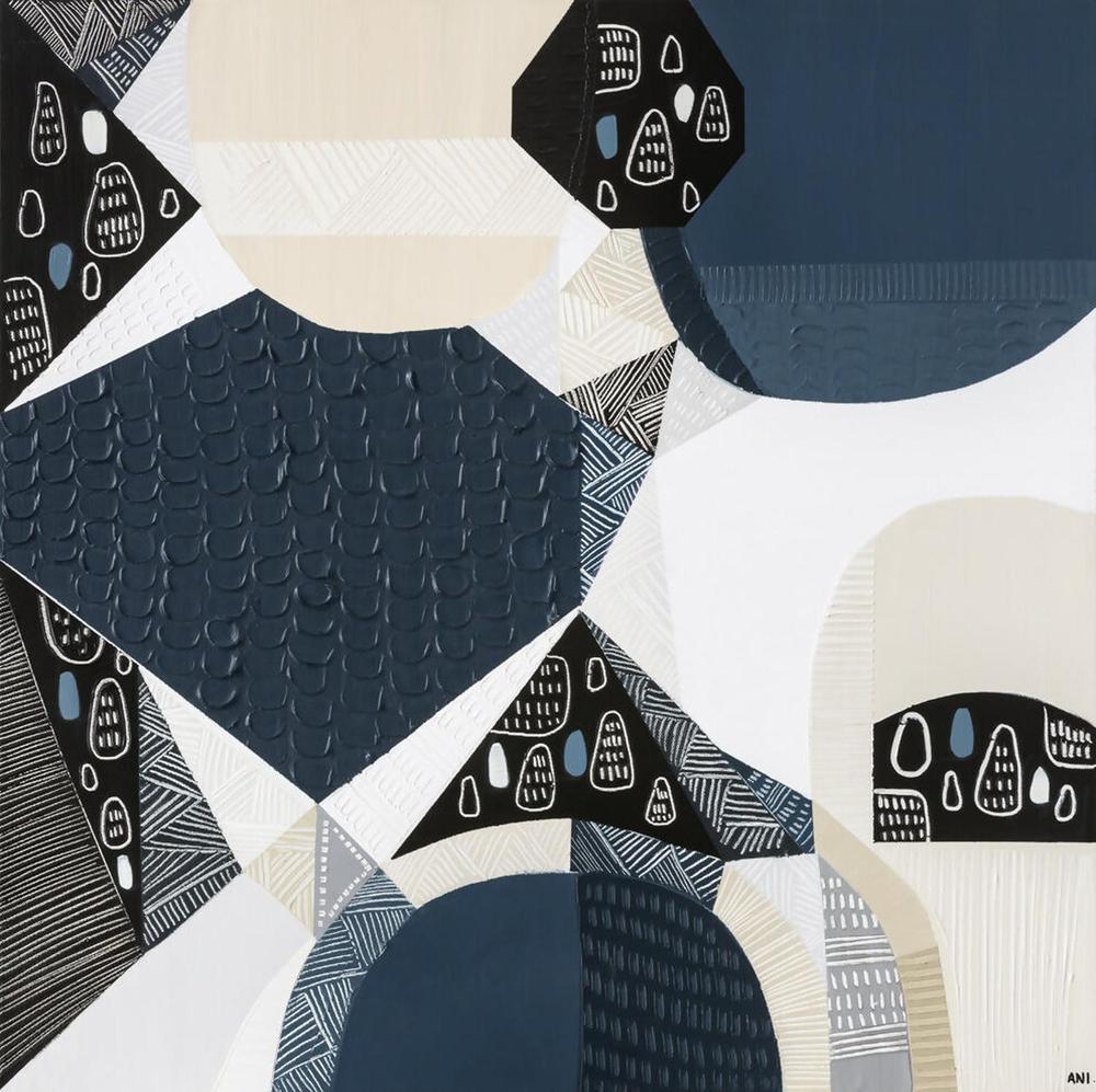 Bluestone Heritage 2, Original Hand-Painted Canvas By Ani Ipradjian-by-Ani Ipradjian-original art-Gioia