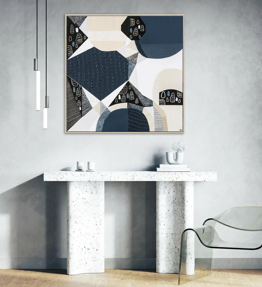 Bluestone Heritage 2, Original Hand-Painted Canvas By Ani Ipradjian-by-Ani Ipradjian-original art-Gioia