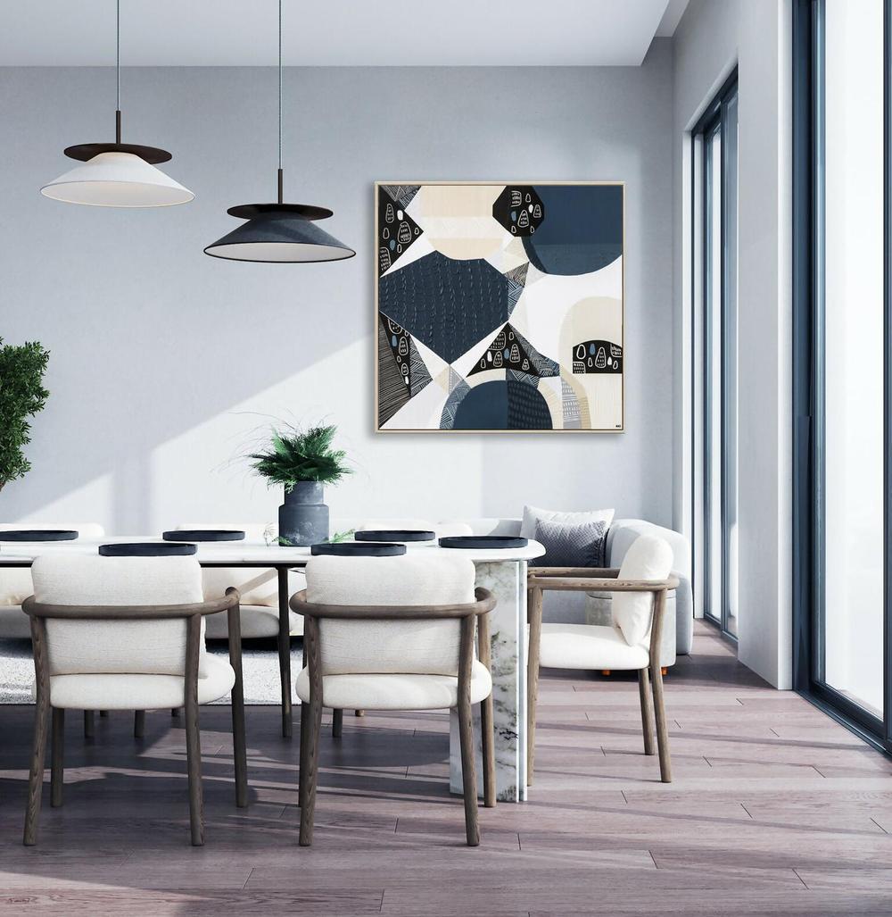 Bluestone Heritage 2, Original Hand-Painted Canvas By Ani Ipradjian-by-Ani Ipradjian-original art-Gioia