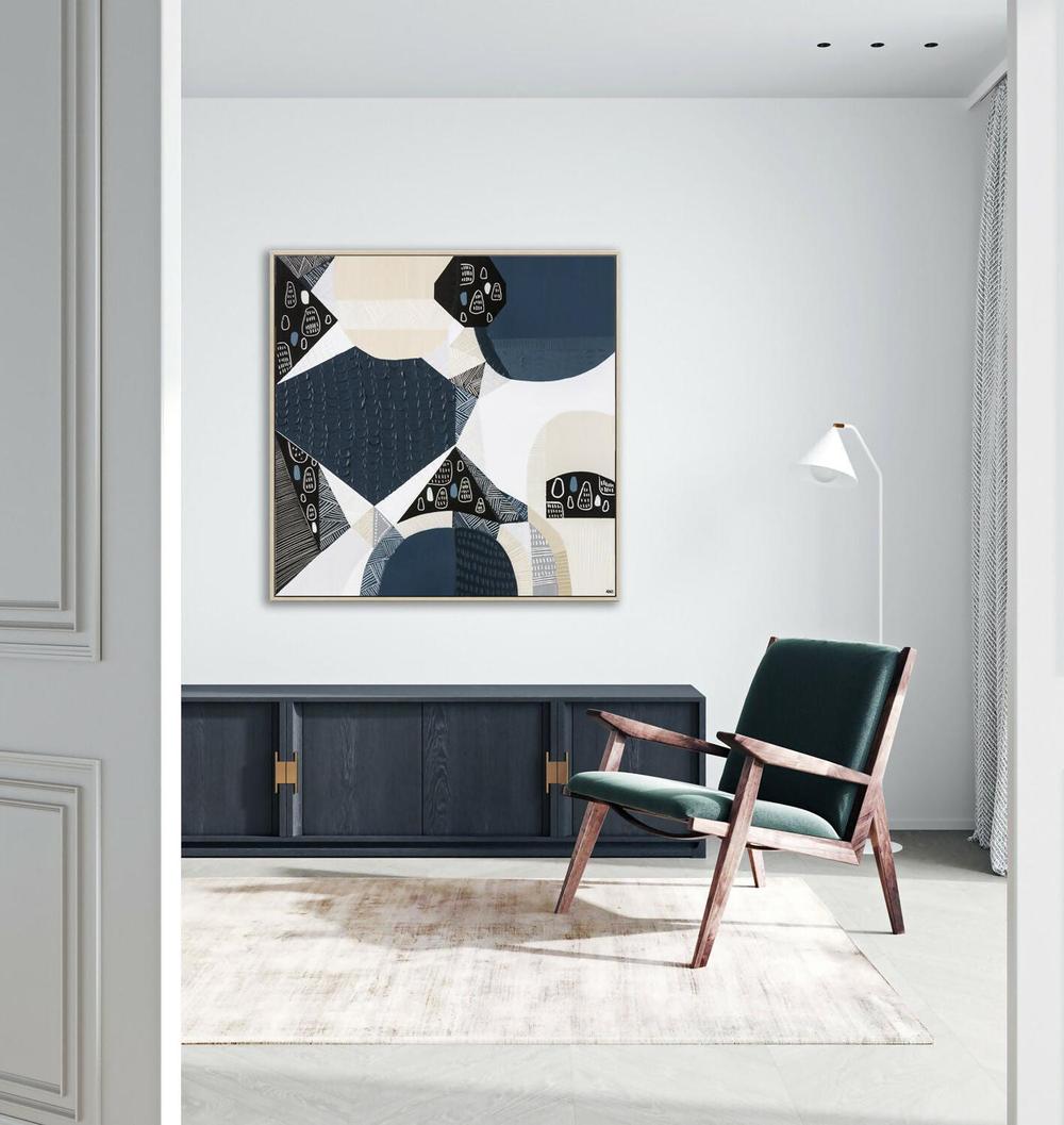 Bluestone Heritage 2, Original Hand-Painted Canvas By Ani Ipradjian-by-Ani Ipradjian-original art-Gioia