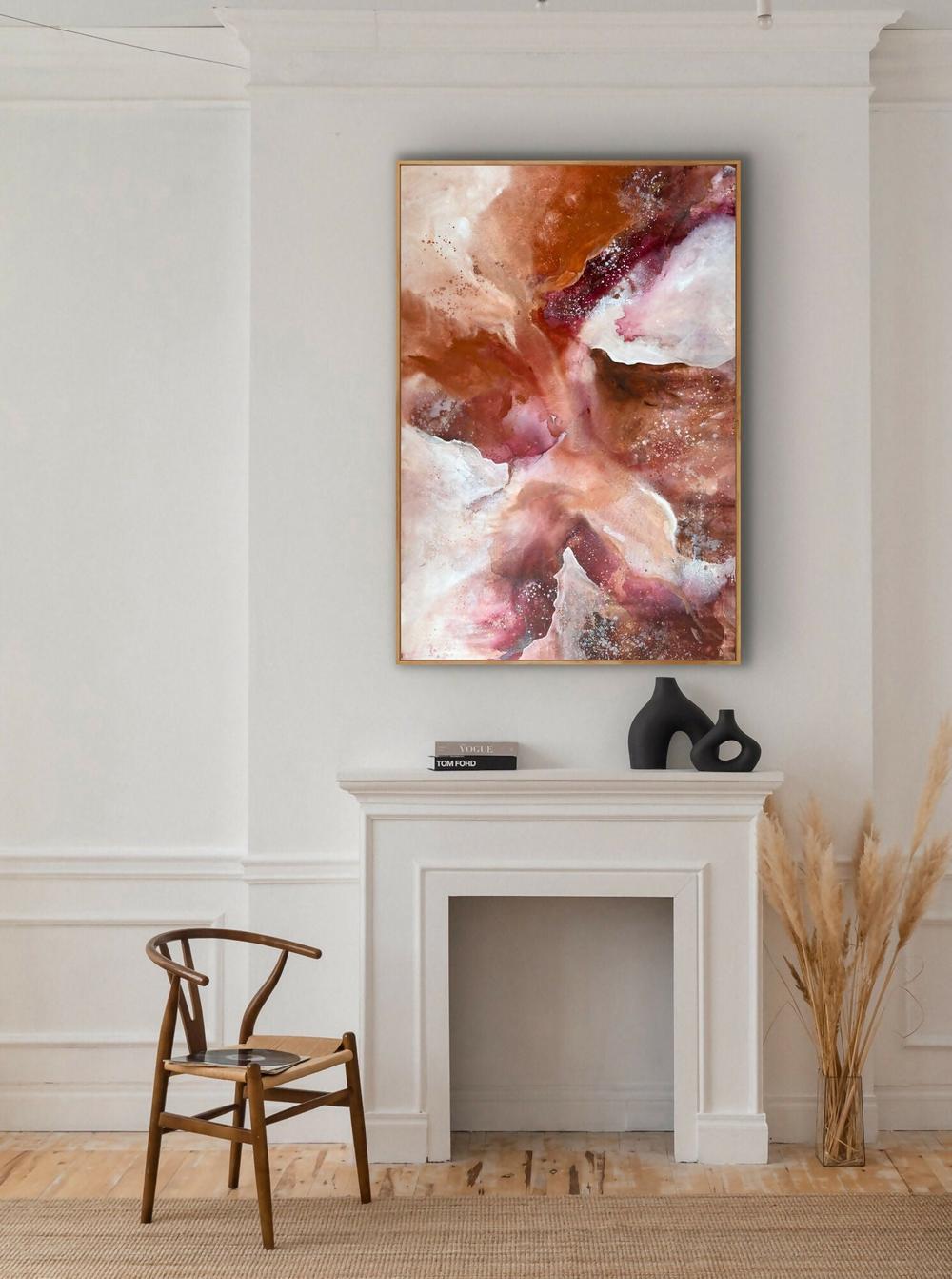 Blush , Original Artwork-by-Teagan Watts-original art-Gioia