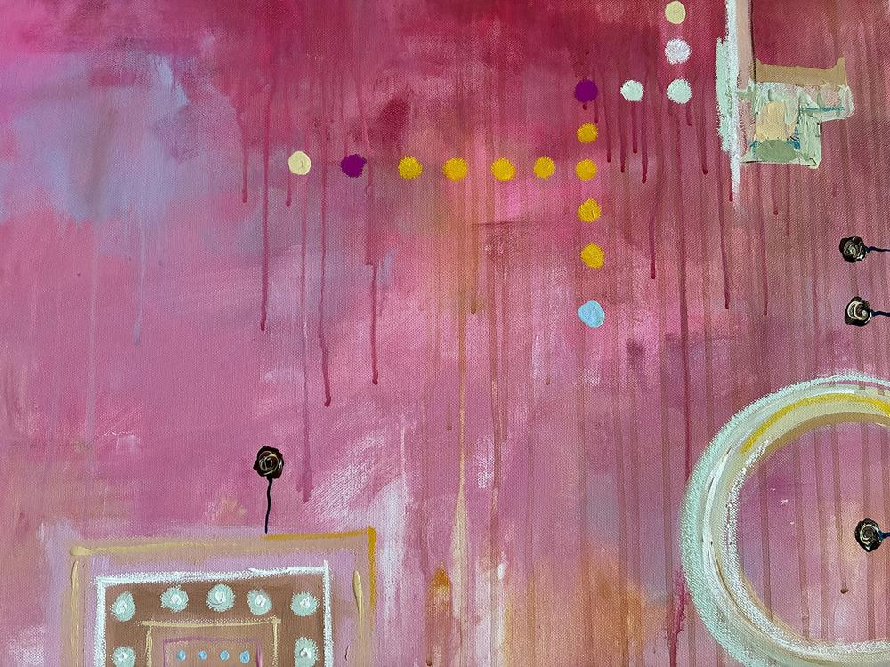 Blush of the Burbs-by-Peter Taylor-original art-Gioia