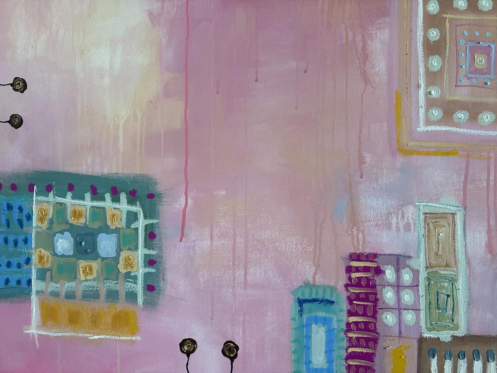 Blush of the Burbs-by-Peter Taylor-original art-Gioia
