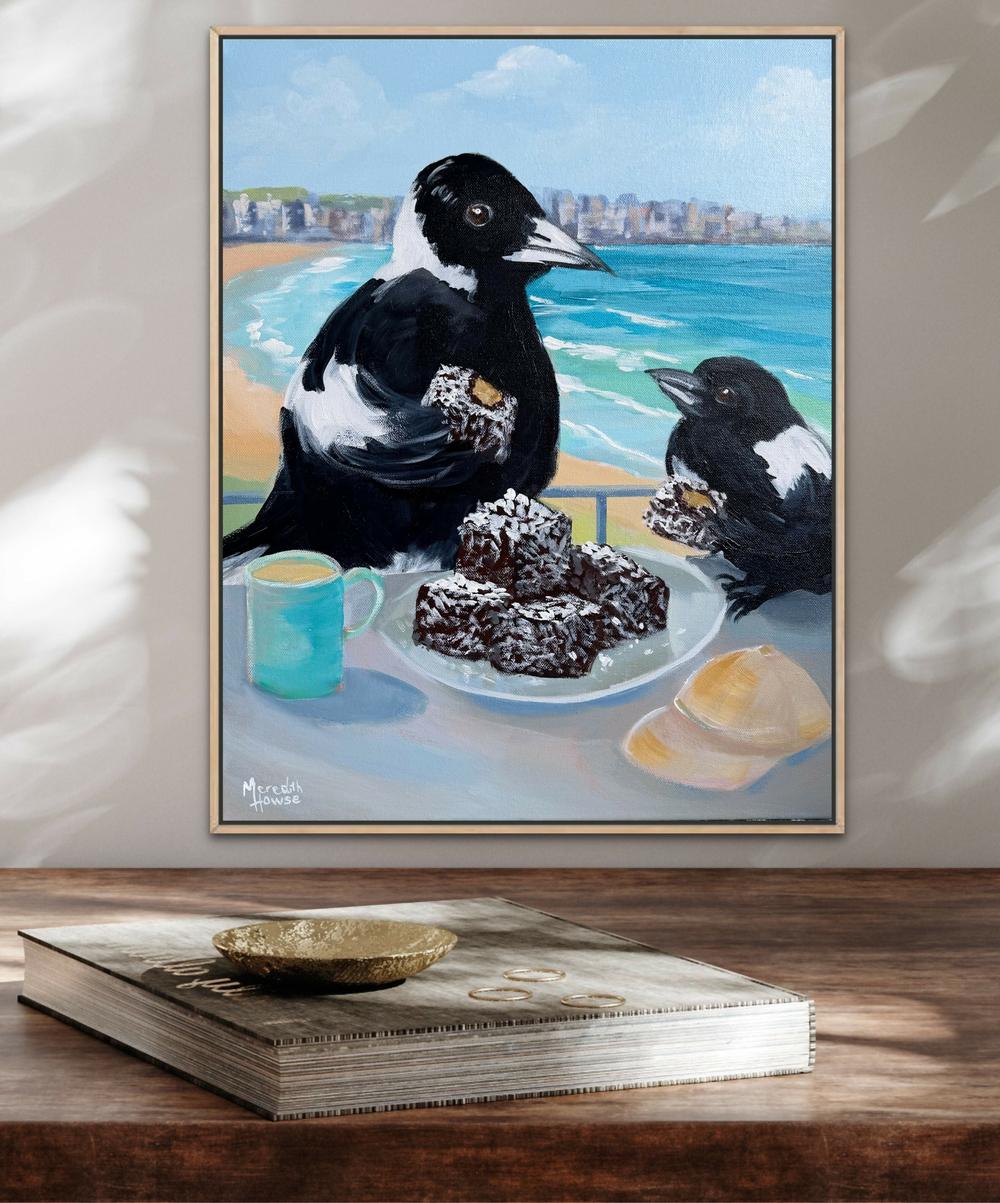 Bondi Lamington-by-Meredith Howse-original art-Gioia