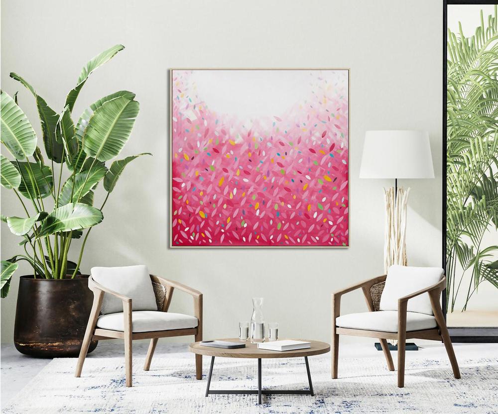 Bonds Confetti Leaves-by-Ani Ipradjian-original art-Gioia