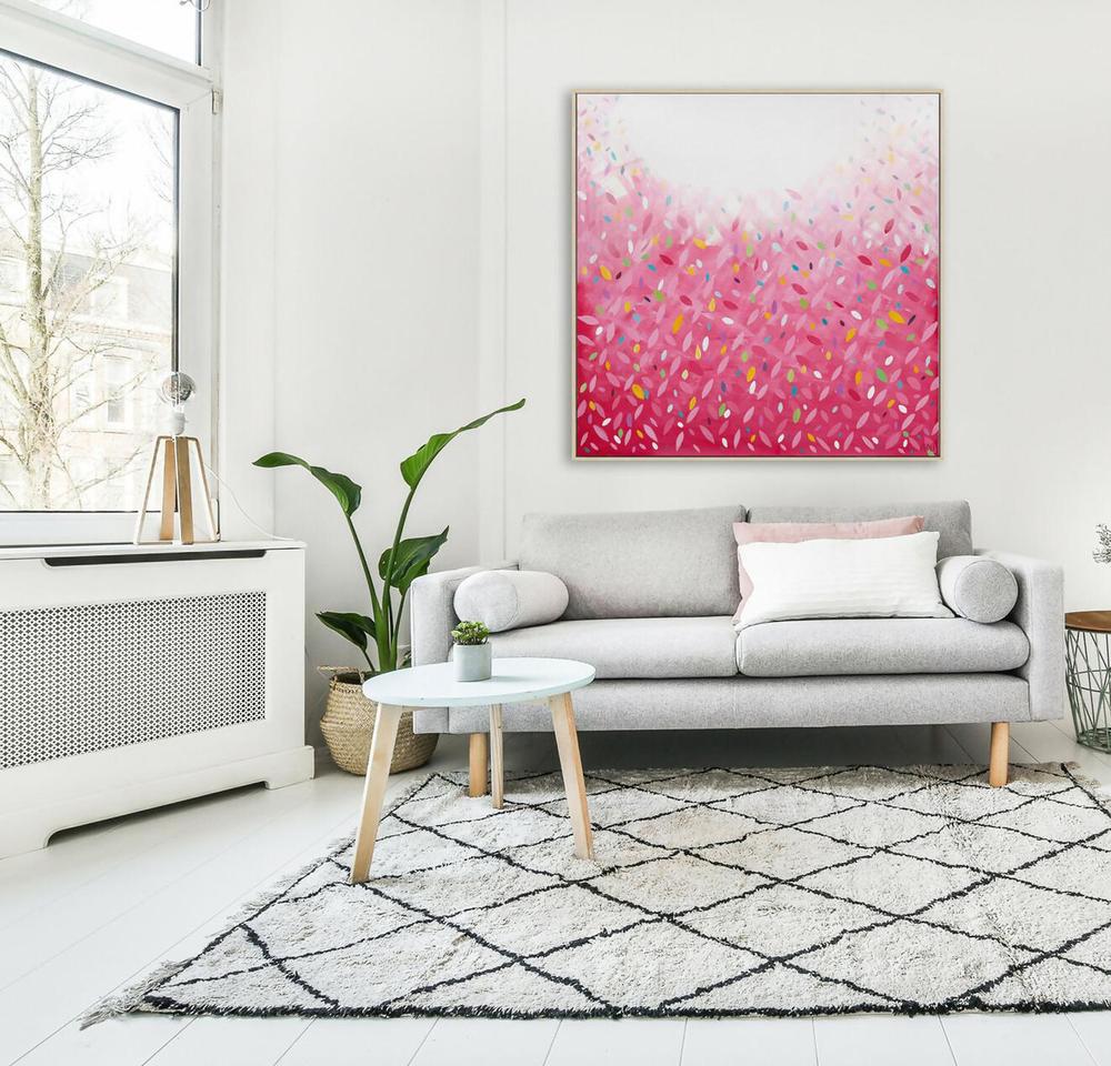 Bonds Confetti Leaves-by-Ani Ipradjian-original art-Gioia