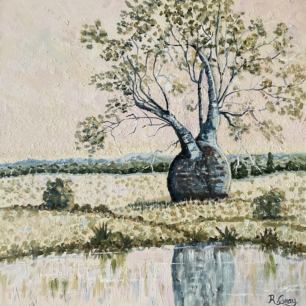 Bottle Tree Beauty-by-Robyn Gray-original art-Gioia