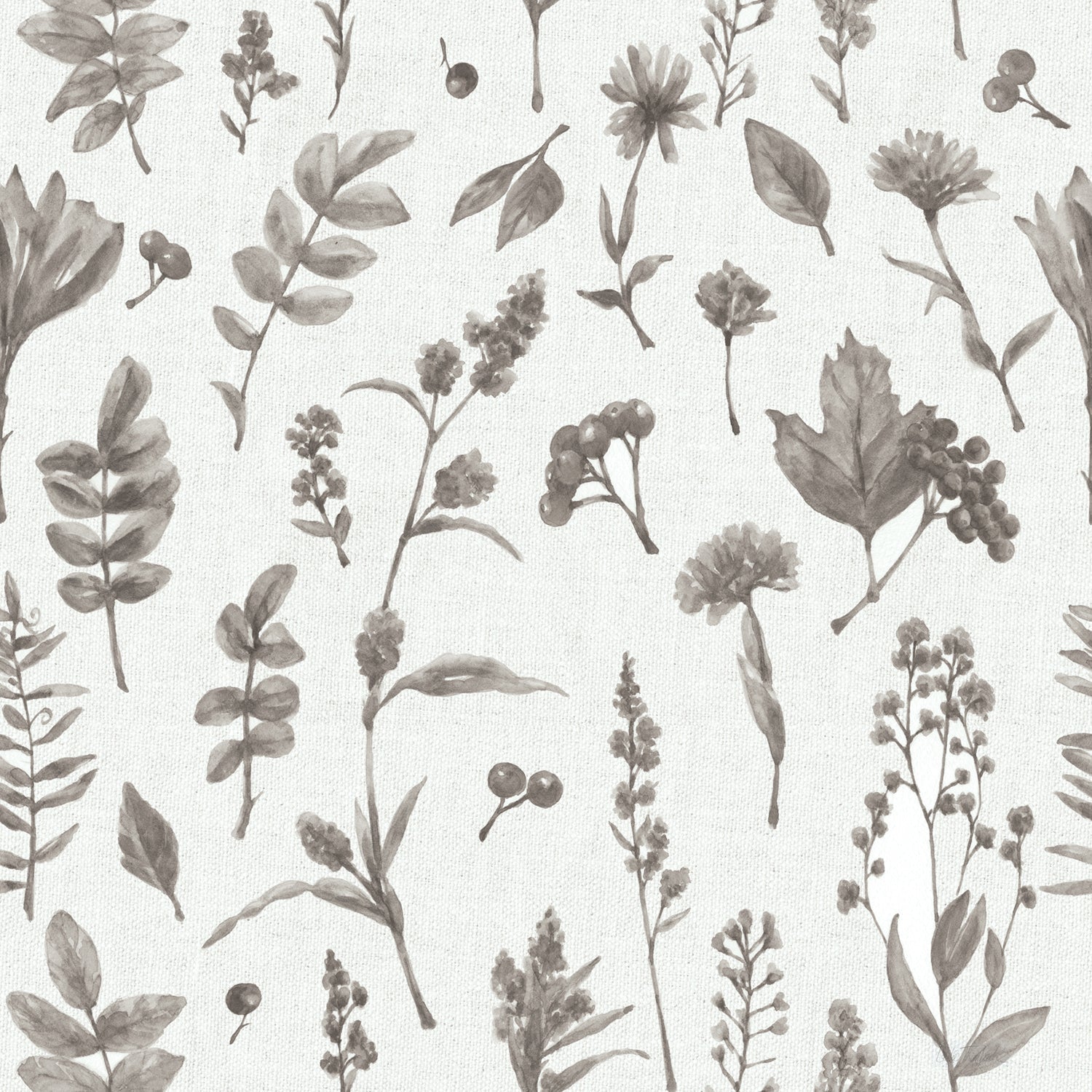 Bountiful Harvest Pattern I, Style B, Wallpaper