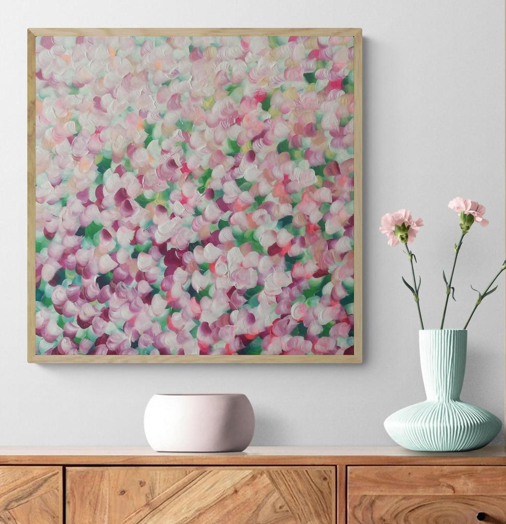Bouquet of Love , Original Artwork-by-Katherine Spiller-original art-Gioia