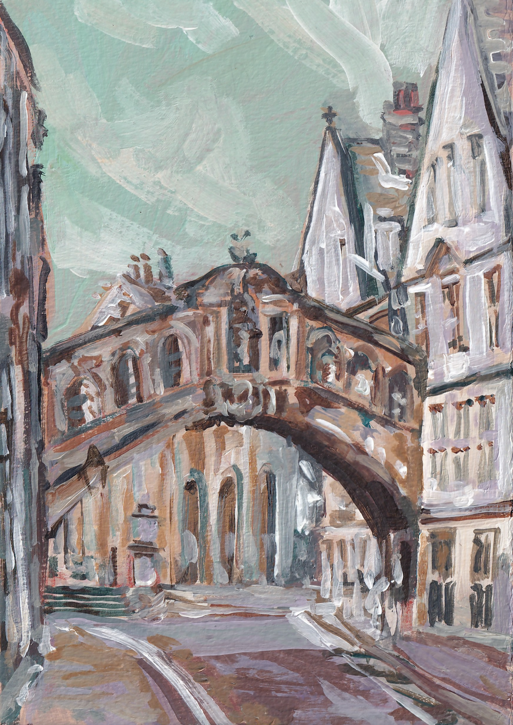 Bridge Of Sighs I, Original Artwork By Alice Kwan-by-Alice Kwan-original art-Gioia