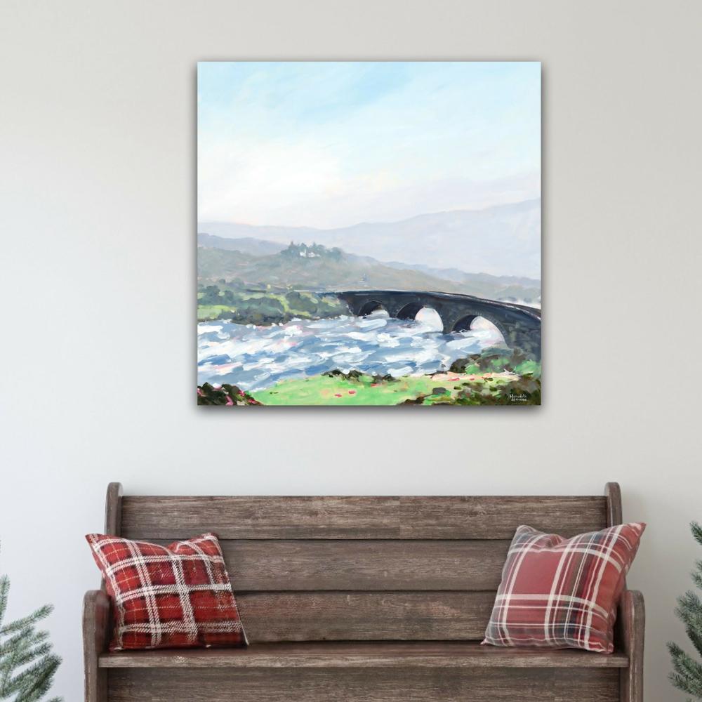 Bridge to Skye, Original Hand-Painted Canvas By Meredith Howse-by-Meredith Howse-original art-Gioia