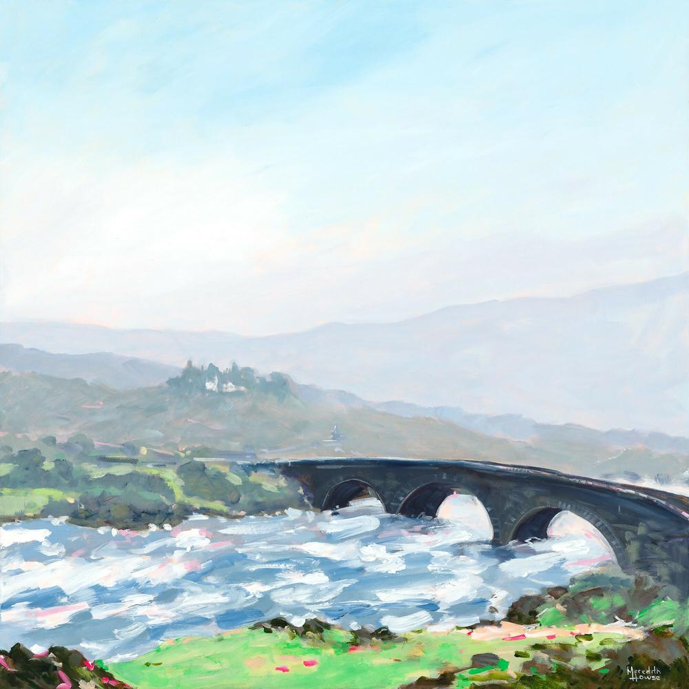 Bridge to Skye, Original Hand-Painted Canvas By Meredith Howse-by-Meredith Howse-original art-Gioia