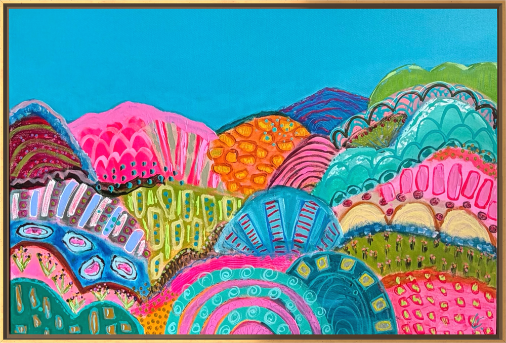 Bright Side of Remote-by-Lindy Farley-original art-Gioia