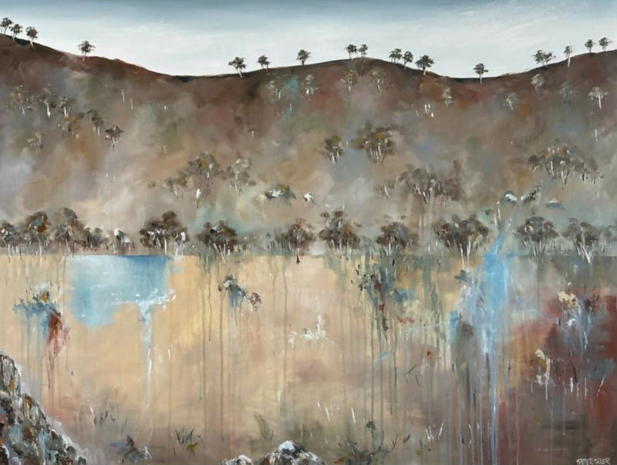 Brown Country Dreaming-by-Peter Taylor-original art-Gioia
