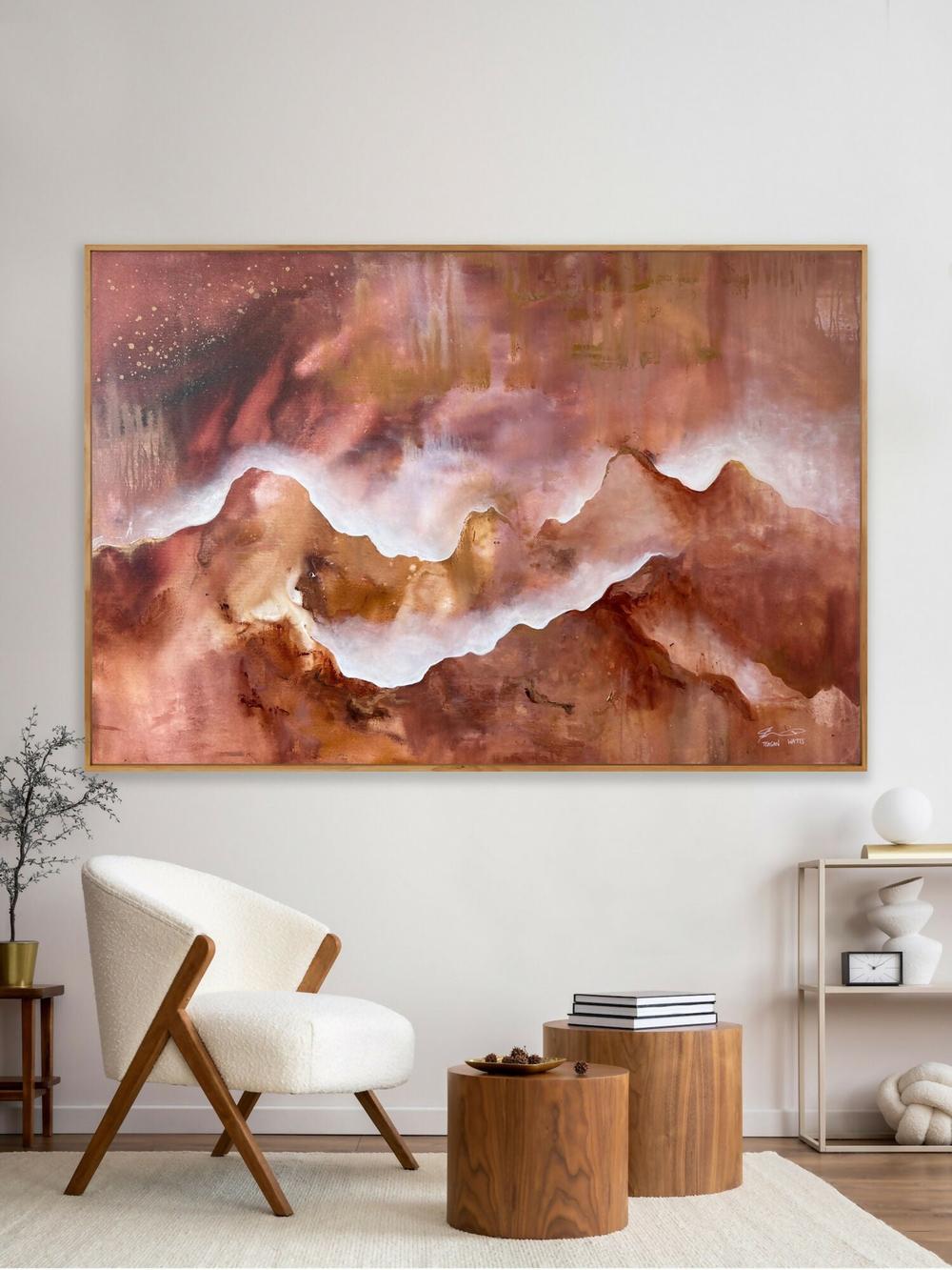 Burnished Horizons , Original Artwork-by-Teagan Watts-original art-Gioia