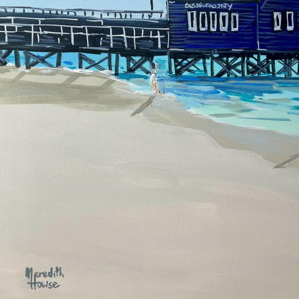 Busselton, Western Australia, Original Hand-Painted Canvas By Meredith Howse-by-Meredith Howse-original art-Gioia