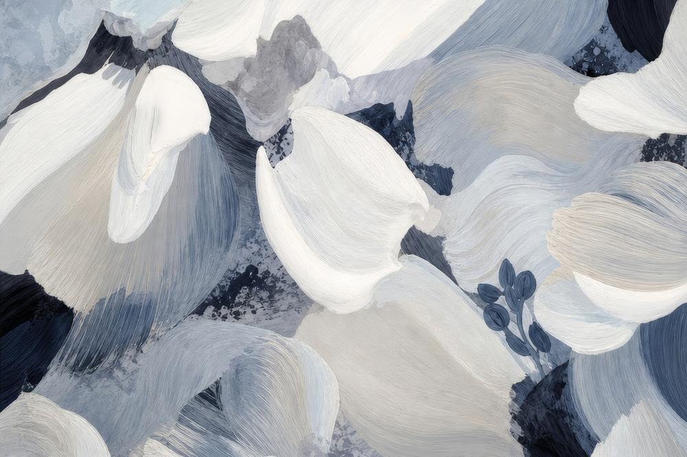 Flower Petal - Cool Blue