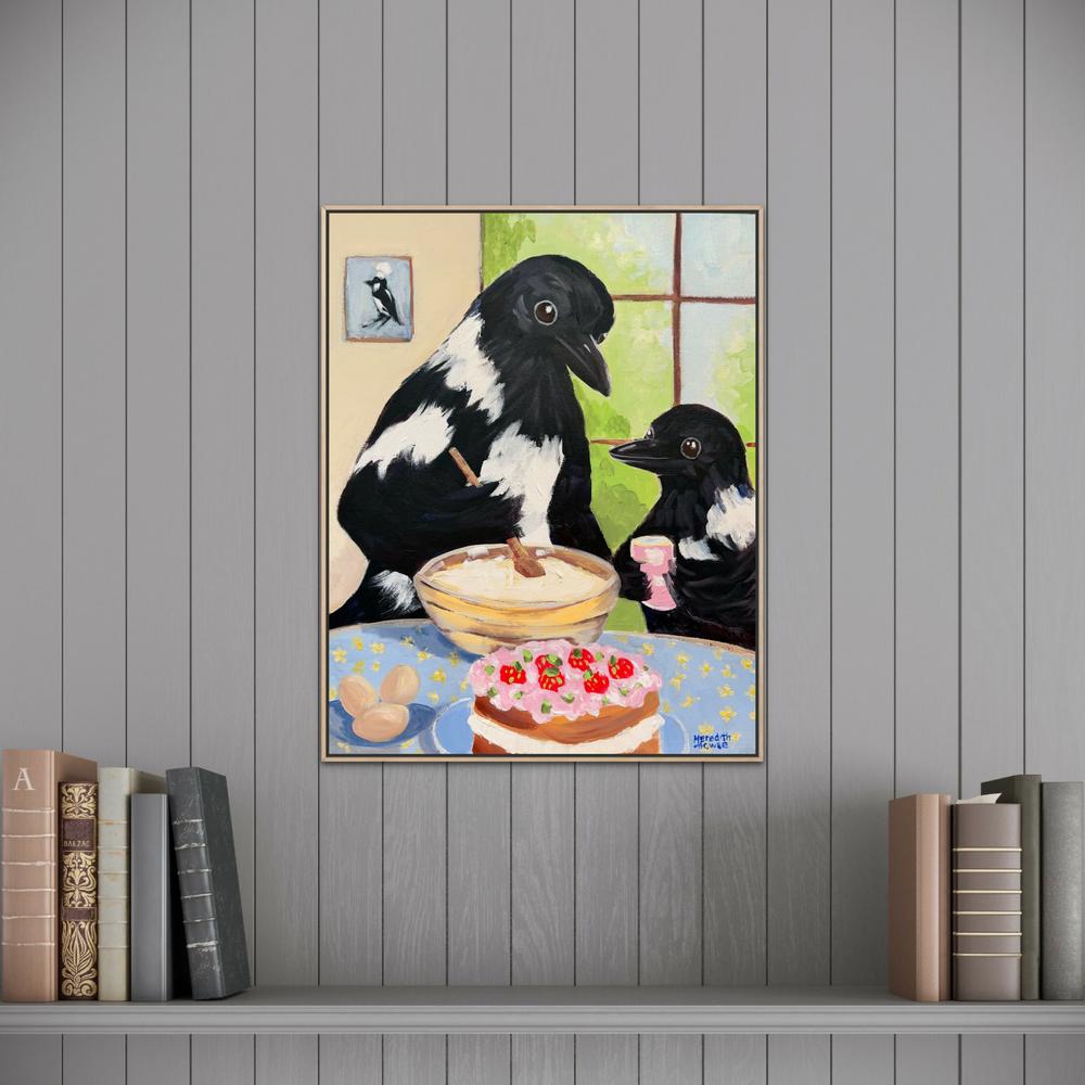 Cake with Mum-by-Meredith Howse-original art-Gioia