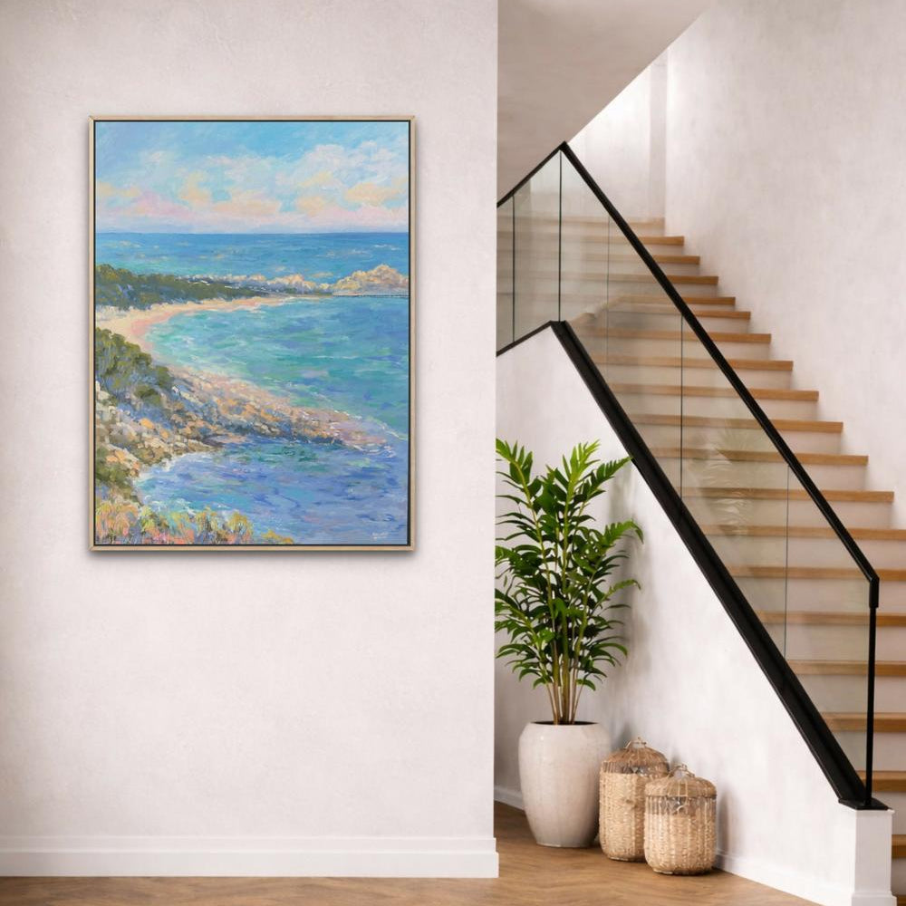Canal Rocks at Yallingup. Original hand-painted artwork by Meredith Howse.-by-Meredith Howse Original Art-original art-Gioia