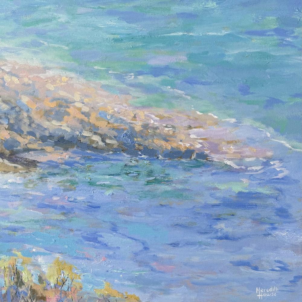 Canal Rocks at Yallingup. Original hand-painted artwork by Meredith Howse.-by-Meredith Howse Original Art-original art-Gioia