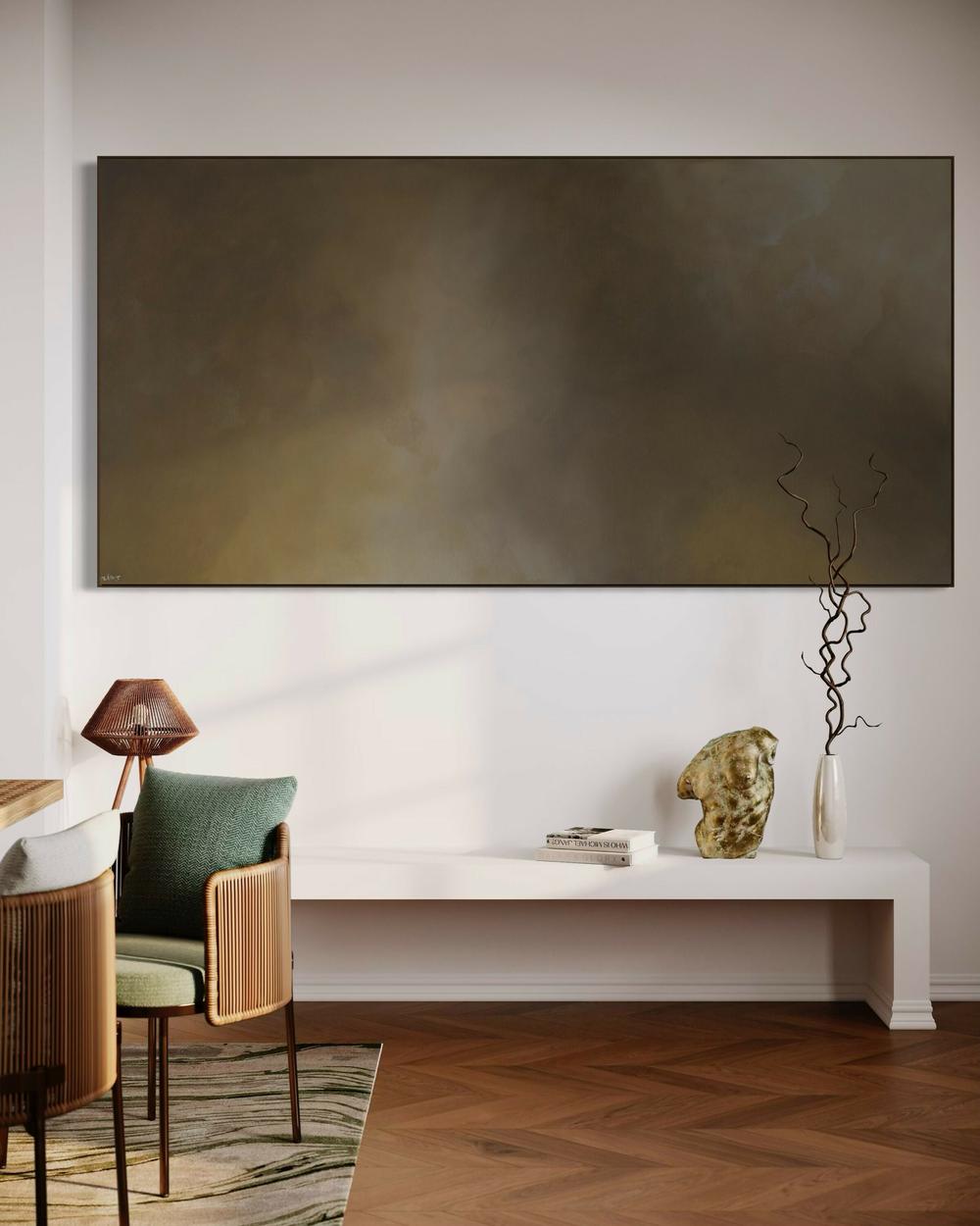 Caramel Horizon , Original Artwork-by-Gabriela Azar Schreiner-original art-Gioia