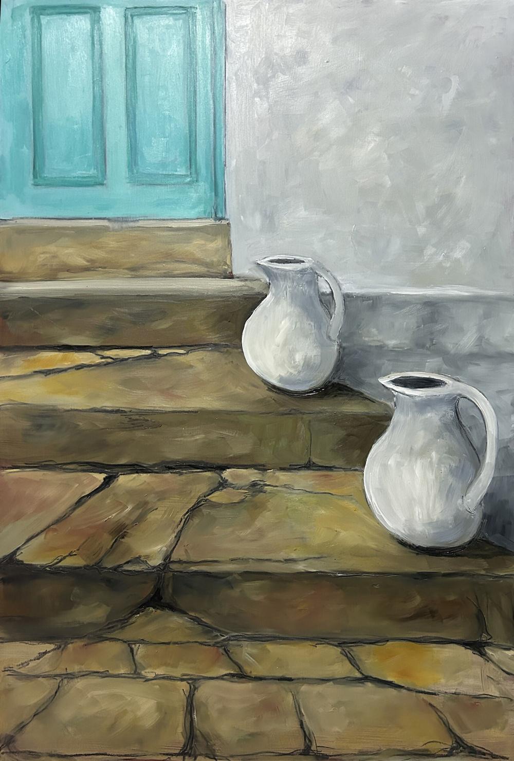 Casa Lucini-by-Pamela Gleeson-original art-Gioia